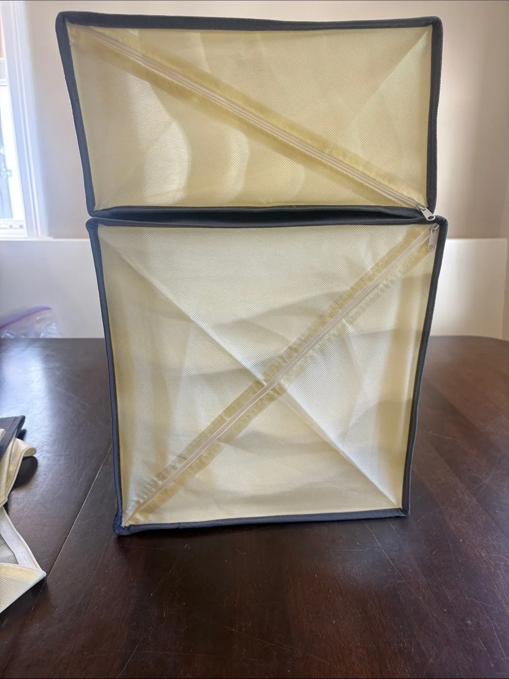 4 Fabric Drawer Organizer with Compartments
